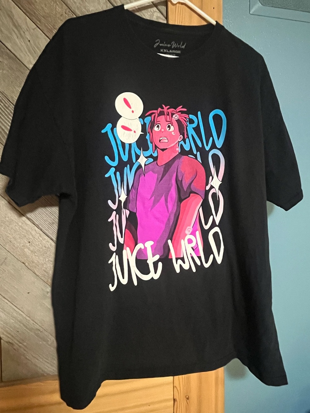 Juice Wrld, Rap, hip hop, anime.  XXL T-shirt. 100% cotton.
